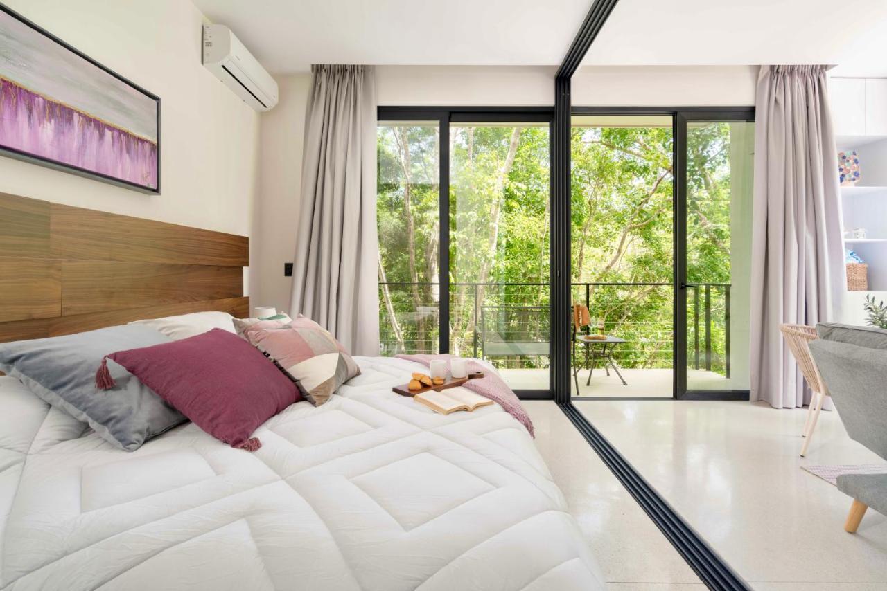 Stylish And Peaceful Jungle Studio At 525 Tulum Pueblo Buitenkant foto