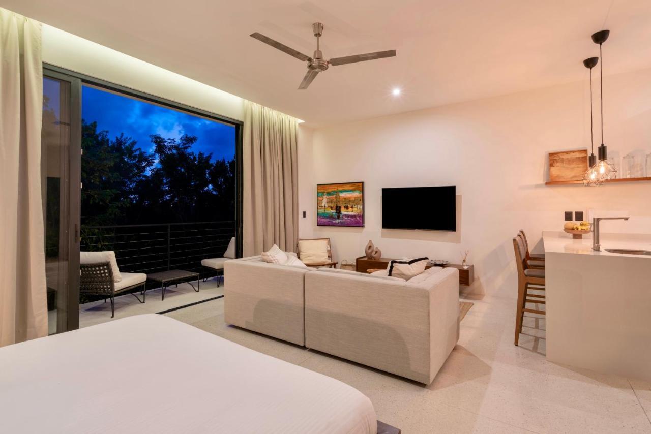 Stylish And Peaceful Jungle Studio At 525 Tulum Pueblo Buitenkant foto