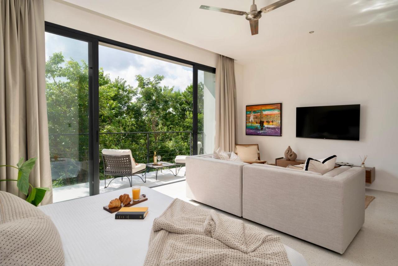 Stylish And Peaceful Jungle Studio At 525 Tulum Pueblo Buitenkant foto