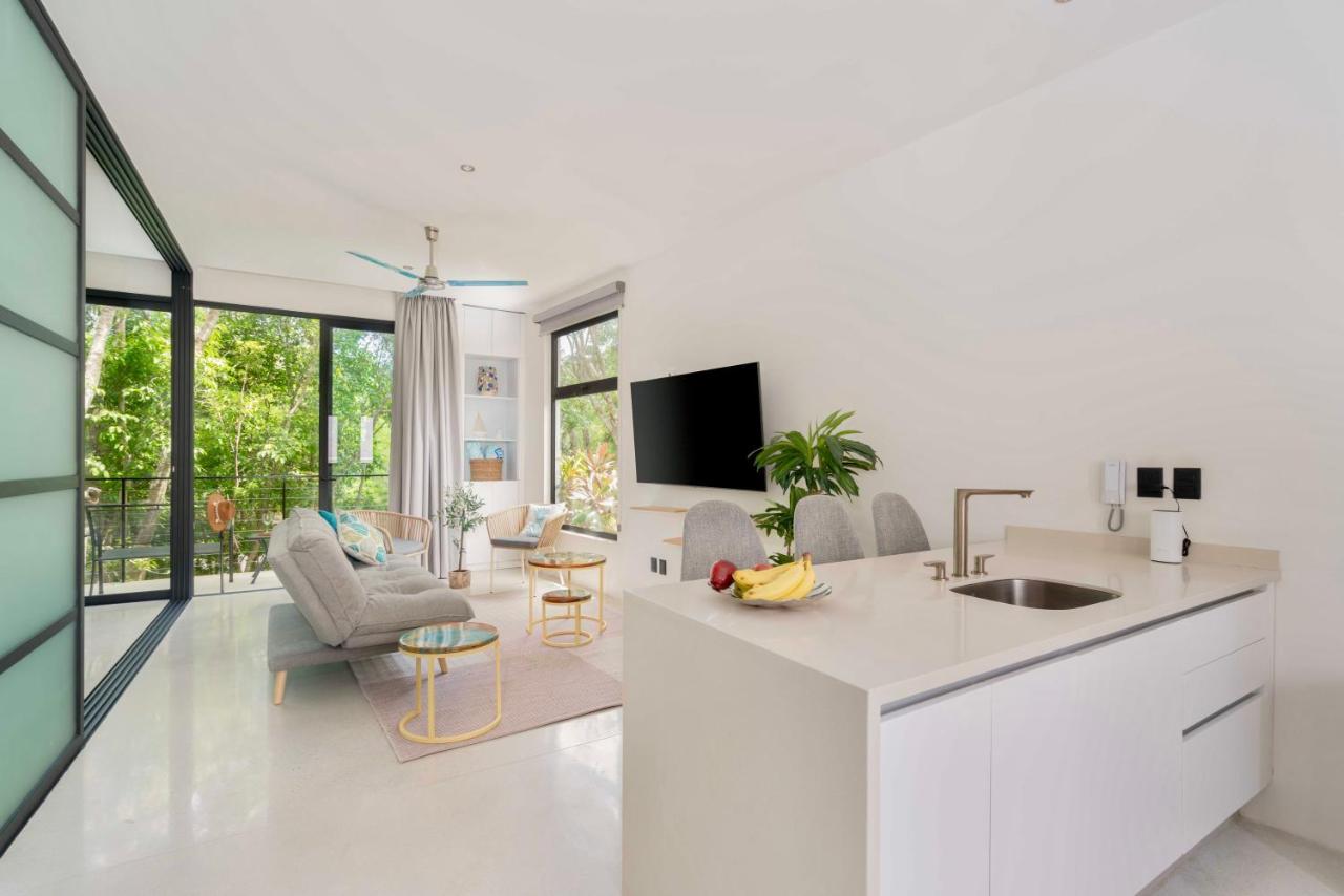 Stylish And Peaceful Jungle Studio At 525 Tulum Pueblo Buitenkant foto