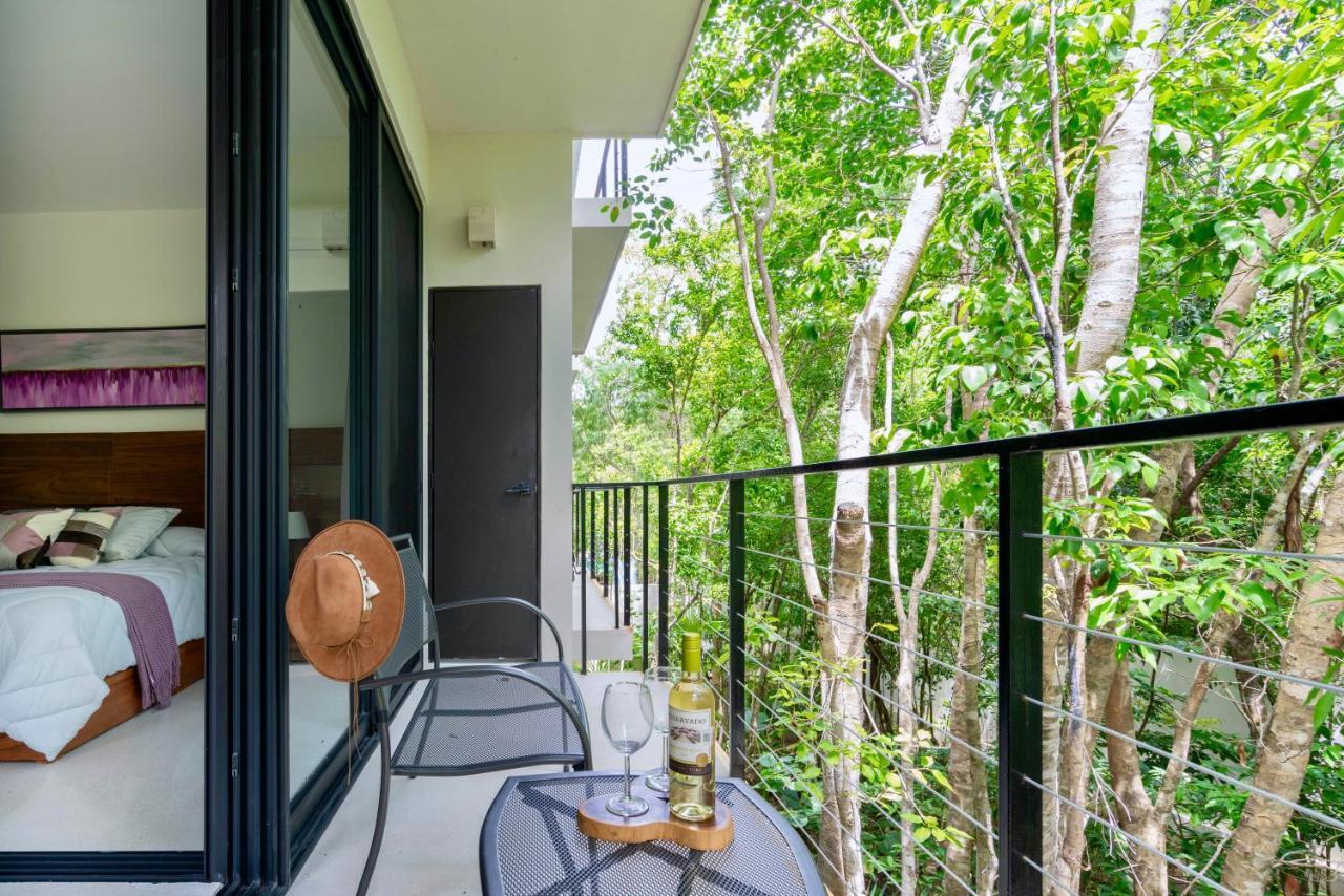 Stylish And Peaceful Jungle Studio At 525 Tulum Pueblo Buitenkant foto